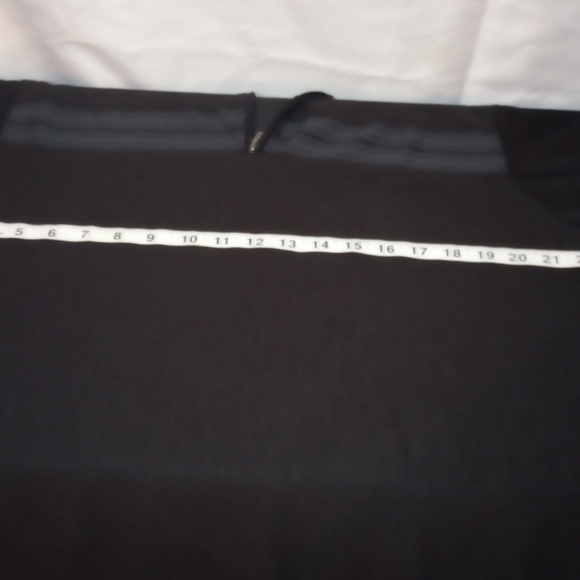 Haggard Men's Golf Shirt Black Long Sleeve Pullover 3/4 Zip Striped Texture L - Picture 7 of 11